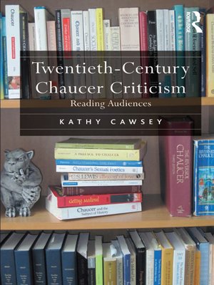 cover image of Twentieth-Century Chaucer Criticism